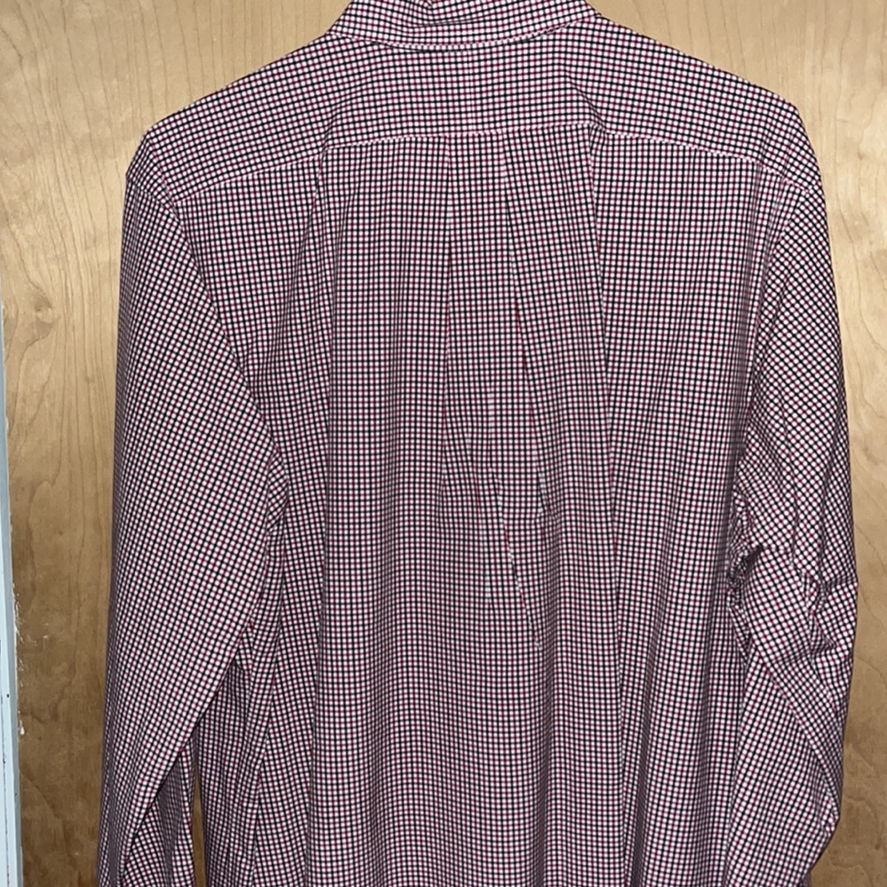 Ralph Lauren red checkered classic fit button down - Picture 3 of 3